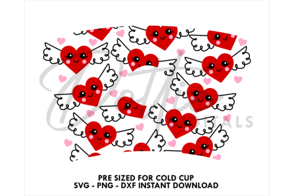 Angel Hearts Cold Cup SVG 24oz Review for Embroidery Projects