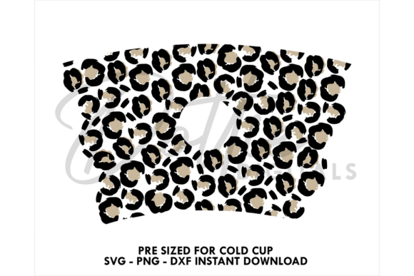 Leopard Print Cold Cup SVG 24oz Review for Embroidery Projects