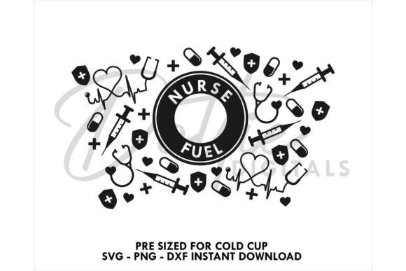 Nurse Fuel Cold Cup SVG 24oz Review