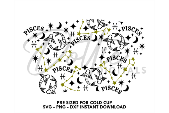Pisces Star Sign Cold Cup SVG 24oz Review