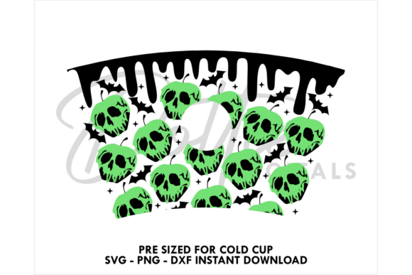 Poison Apple Cold Cup SVG 24oz