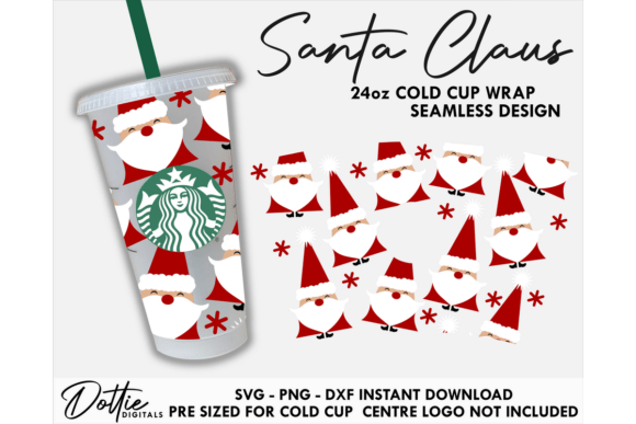 Santa Claus Cold Cup SVG 24oz Review