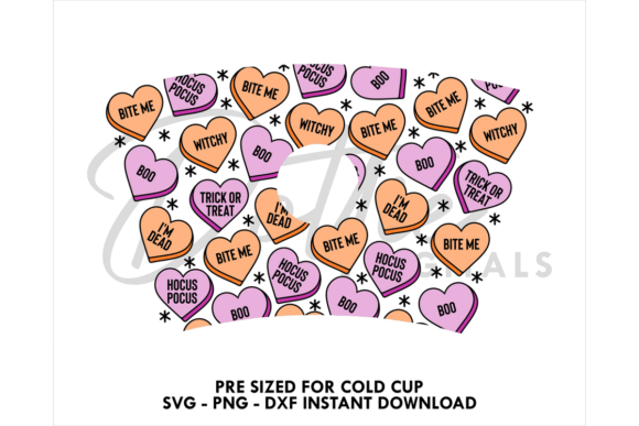 Spooky Hearts Cold Cup SVG 24oz Review