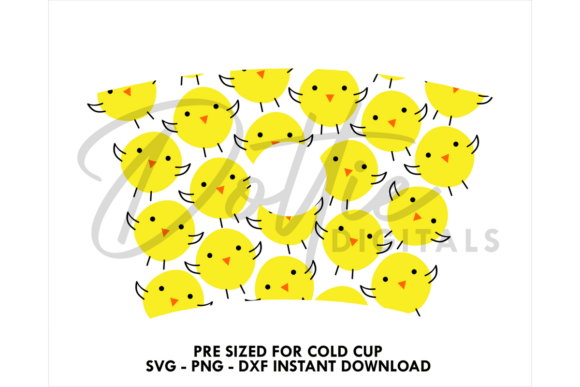 Spring Chick Cold Cup SVG 24oz Review
