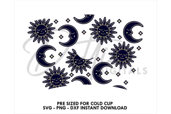 Sun and Moons Cold Cup SVG 24oz Review