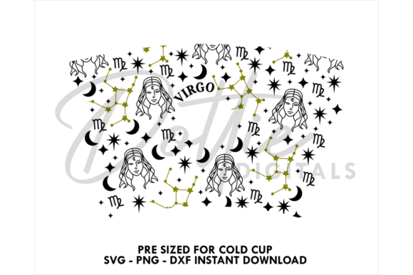 Virgo Star Sign Cold Cup SVG 24oz Review